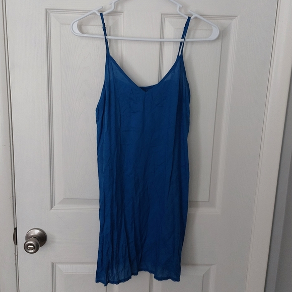 Anthropologie Blue Mini Dress - Picture 7 of 8